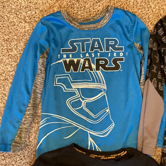 Star Wars size 5 boys long sleeve shirts - Picture 2 of 5